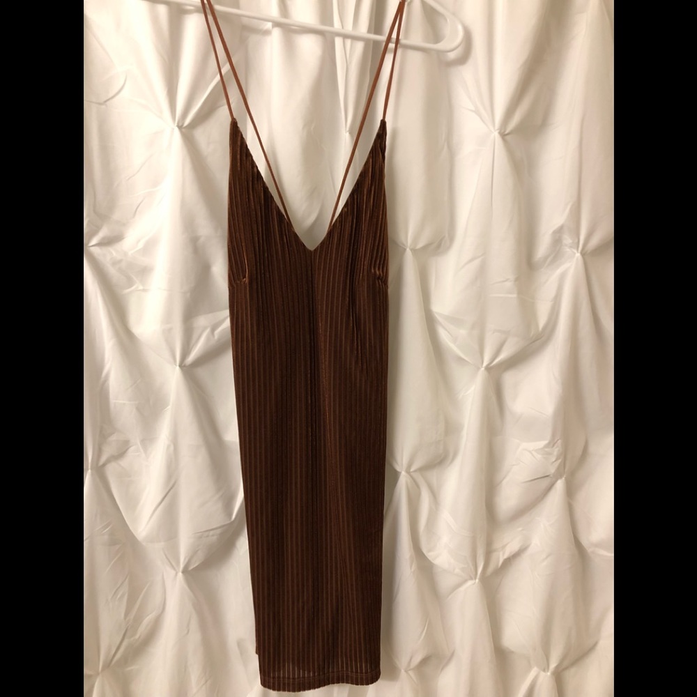 Tiger Mist Spaghetti Strap Minidress
